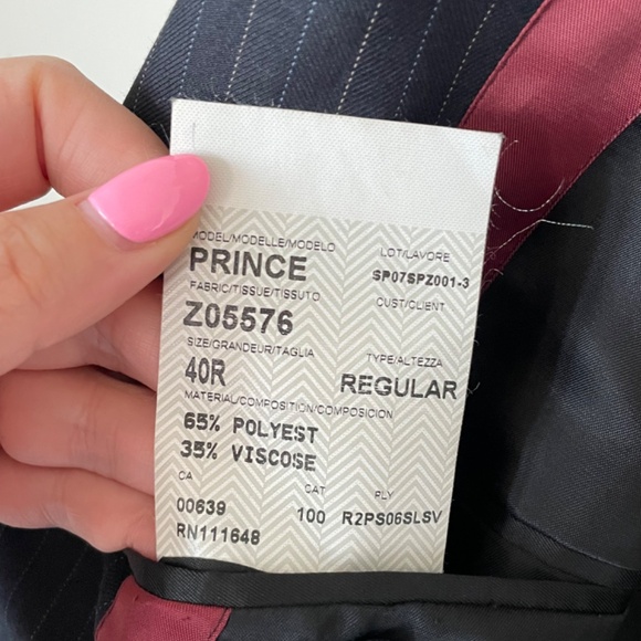 Point Zero Pinstripe Blazer - 40 Reg - Picture 10 of 13